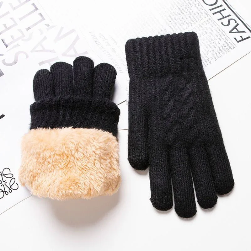 Модные толстые вязаные варежки, теплые перчатки для сенсорных экранов, ветрозащитные зимние перчатки с полным покрытием пальцев для женщин и мужчин
Модные толстые вязаные варежки, теплые перчатки для сенсорных экранов, ветрозащитные зимние перчатки с полным покрытием пальцев для женщин и мужчин