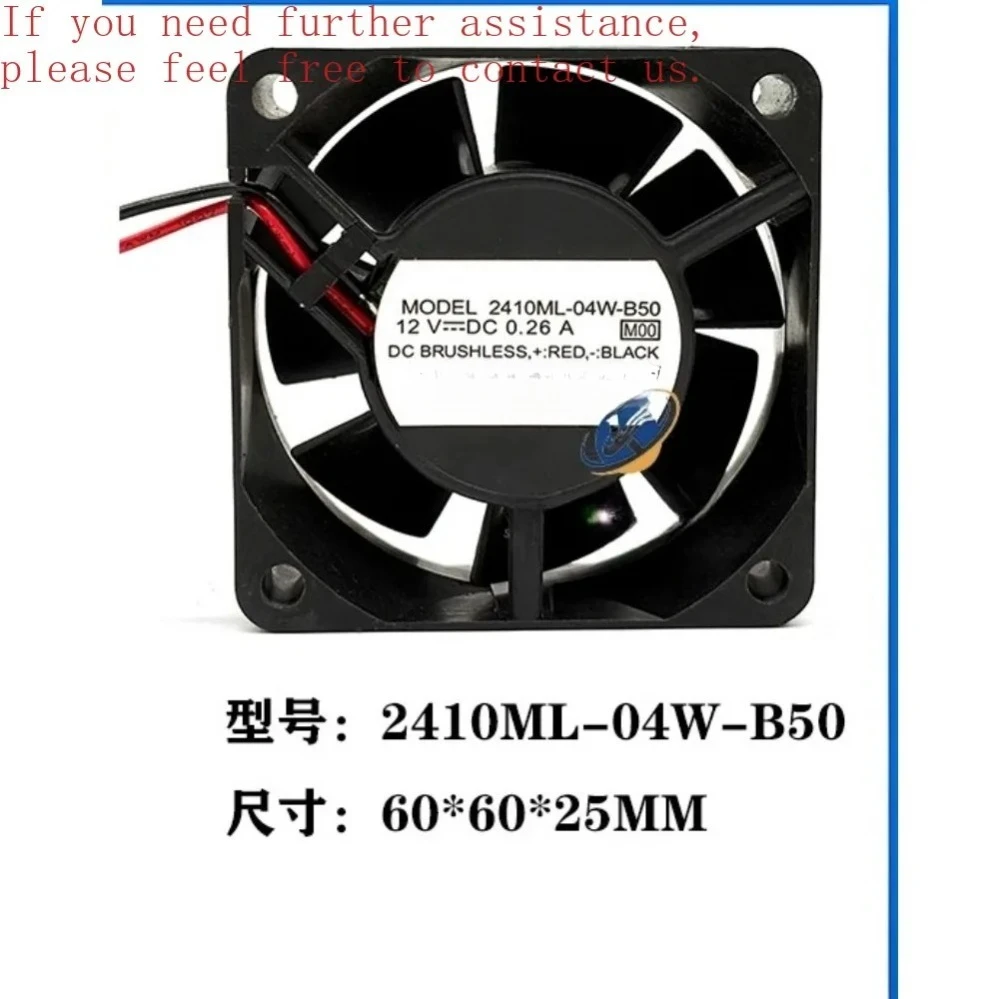 6025 DC12V 0.26A Double Ball High Airflow Cooling Fan For NMB 2410ML-04W-B50 6CM Fan(002)
6025 DC12V 0.26A Double Ball High Airflow Cooling Fan For NMB 2410ML-04W-B50 6CM Fan(002)