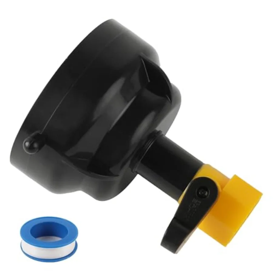 RV Sewer Hose Rinse Cap with PTFE Tape RV Sewer Hose Rinse Cap with Easy to Use Water Flow Control Valve for Garden Hoses Fits
RV Sewer Hose Rinse Cap with PTFE Tape RV Sewer Hose Rinse Cap with Easy to Use Water Flow Control Valve for Garden Hoses Fits