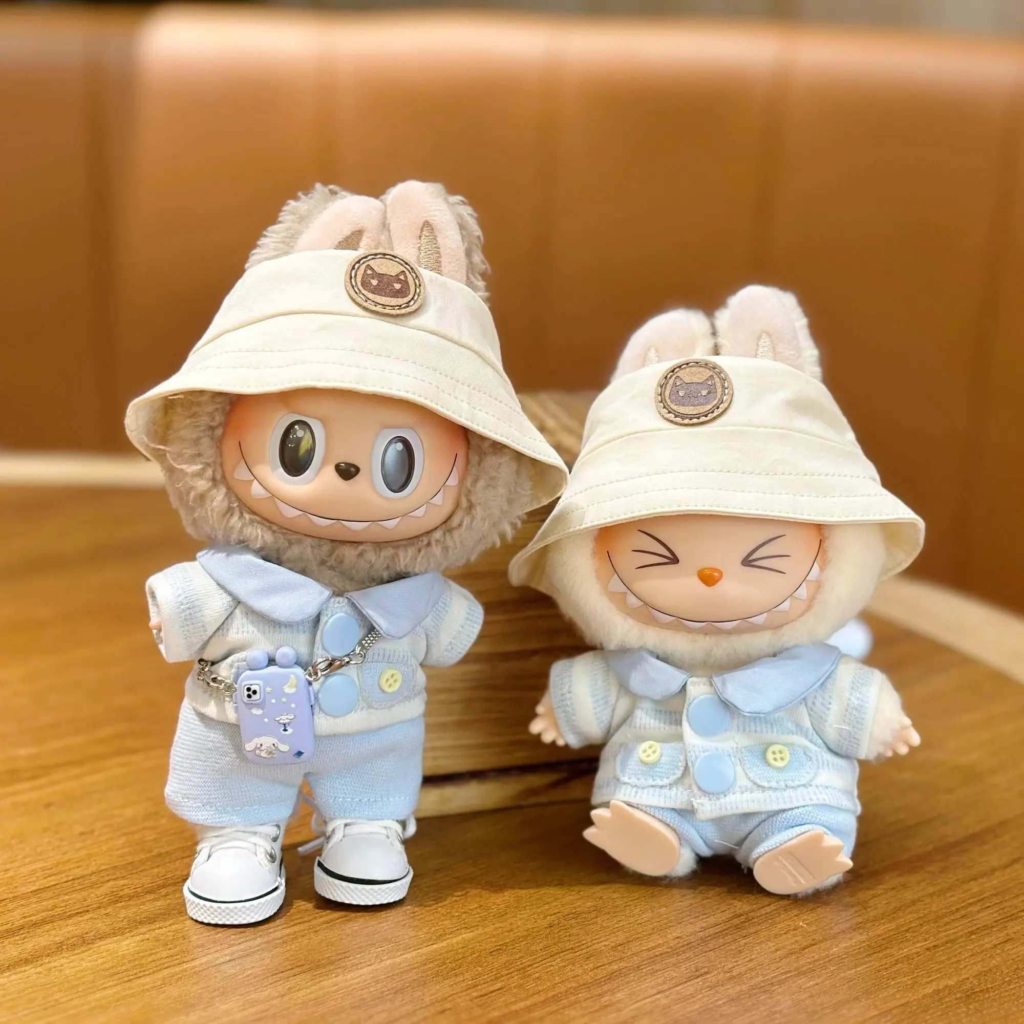 15cm/17cm Labubu I II Dolls Clothes Cute Hat Shoes Set Sitting Party Plush Doll'S Clothes Accessories Clothing for Girls
15cm/17cm Labubu I II Dolls Clothes Cute Hat Shoes Set Sitting Party Plush Doll'S Clothes Accessories Clothing for Girls