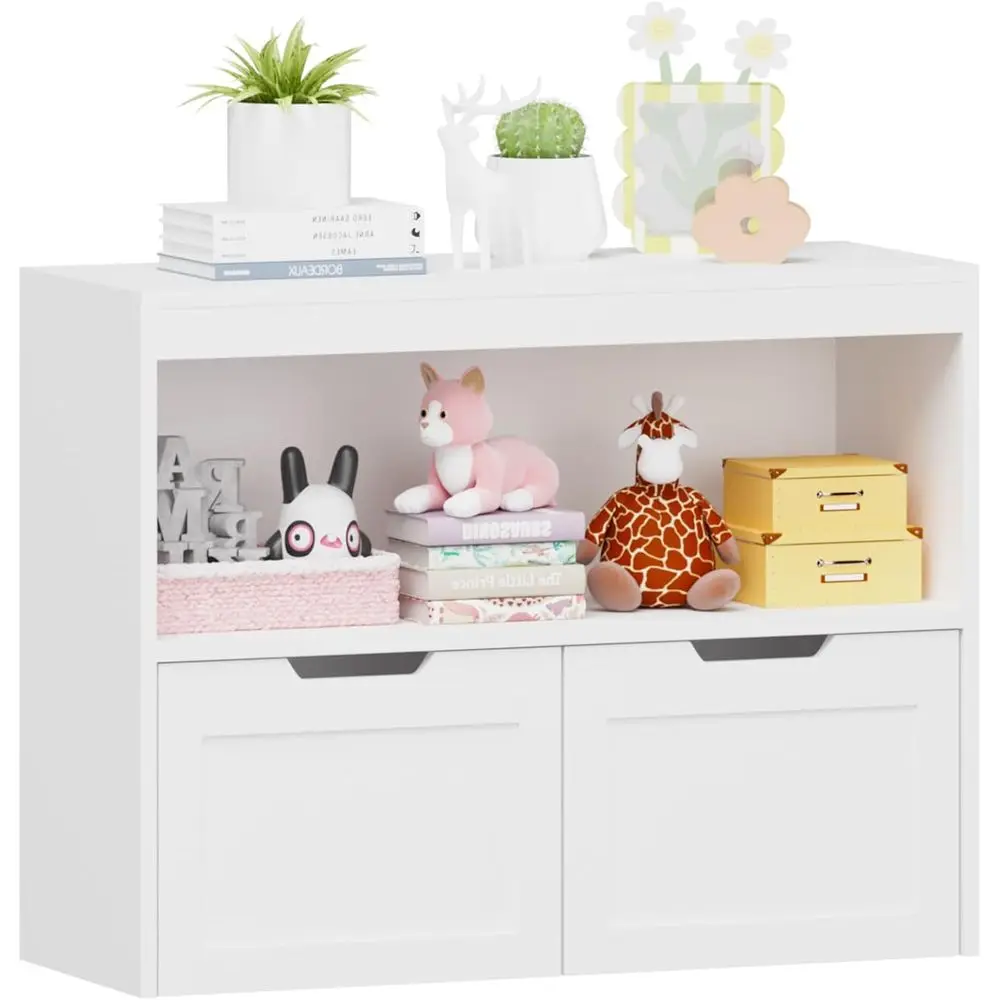 Storage Organizer and Book Shelf with 2 Movable Drawers for Playrooms, Classrooms, Nurseries, and Schools
Storage Organizer and Book Shelf with 2 Movable Drawers for Playrooms, Classrooms, Nurseries, and Schools