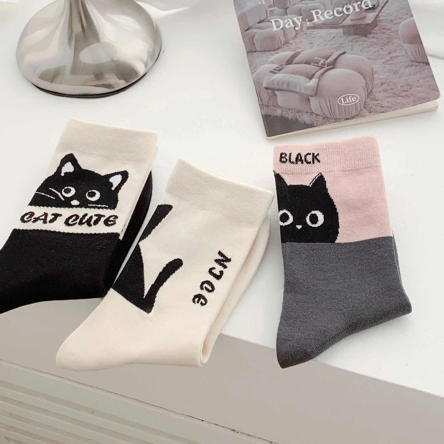Woman Socks Cotton Spring And Autumn Cartoon Socks Cute Cat Funny Fashionable Versatile Animal Print Kawaii Socks For Girl Gift
Woman Socks Cotton Spring And Autumn Cartoon Socks Cute Cat Funny Fashionable Versatile Animal Print Kawaii Socks For Girl Gift