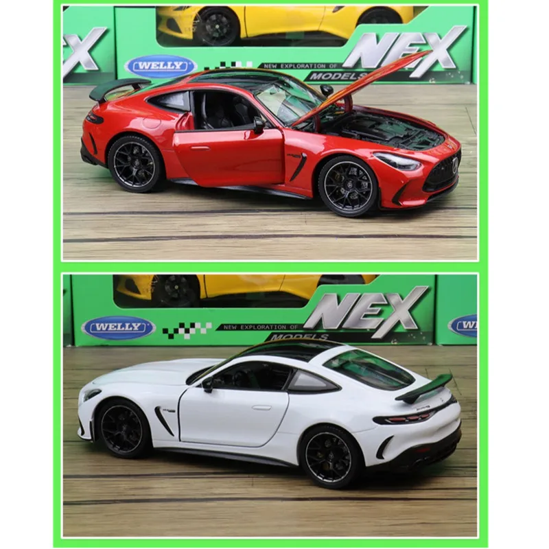 New Product 1/24 Mercedes AMG GT 63 Sports Car Miniature Simulation Alloy Car Model Toy Scene Matching Ornament Gift Collection
New Product 1/24 Mercedes AMG GT 63 Sports Car Miniature Simulation Alloy Car Model Toy Scene Matching Ornament Gift Collection