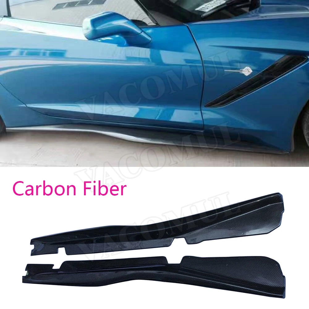 Carbon Fiber Car Racing Side Skirts Apron Body Kits fit for Chevrolet Corvette C7 2012 2013 2014 2015 2016 2017 Car Styling
Carbon Fiber Car Racing Side Skirts Apron Body Kits fit for Chevrolet Corvette C7 2012 2013 2014 2015 2016 2017 Car Styling