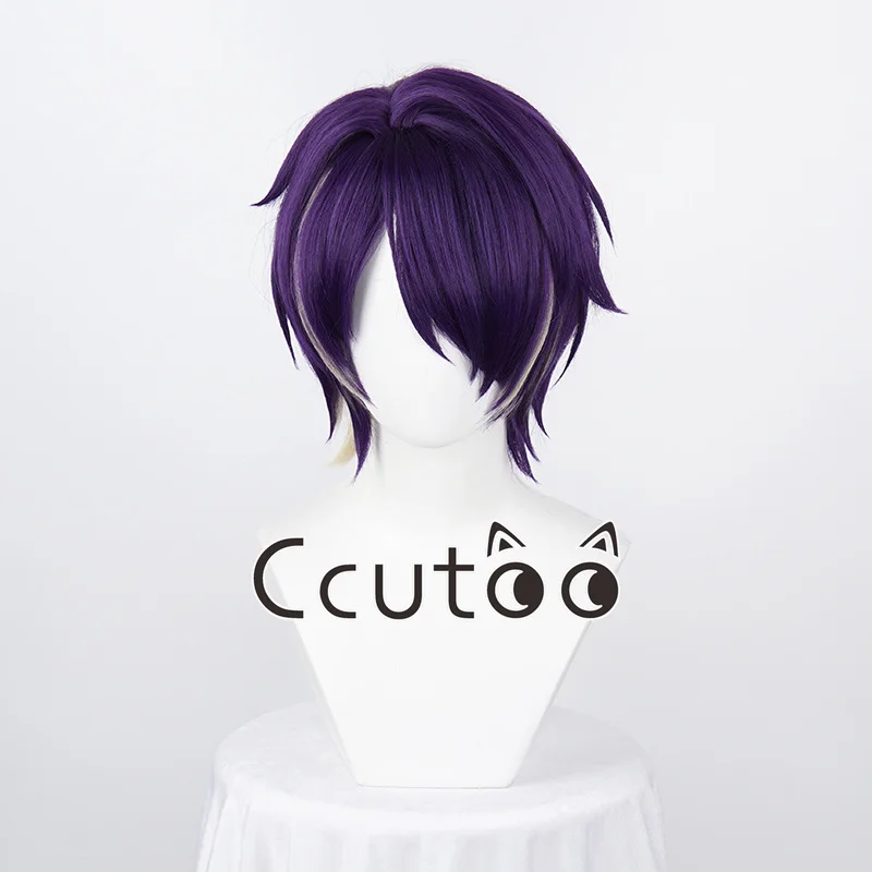 ES Shinobu Sengoku Dark Cosplay Wigs 30cm Purple Yellow Wig Heat Resistant Synthetic Hair Anime Wig + Wig Cap
ES Shinobu Sengoku Dark Cosplay Wigs 30cm Purple Yellow Wig Heat Resistant Synthetic Hair Anime Wig + Wig Cap