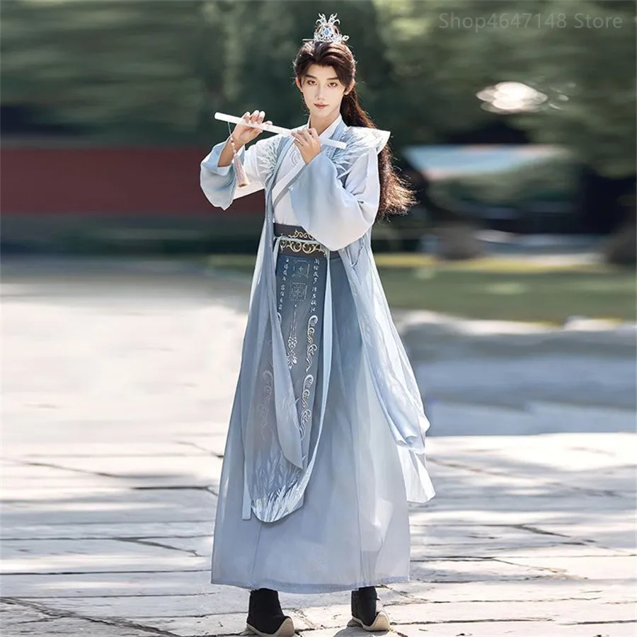 Ancient Hanfu Sets Male Halloween Cos Costume Hanfu Black 3pcs Sets Plus Size 2XL Hanfu Men Chinese Traditional Cosplay Costume
Ancient Hanfu Sets Male Halloween Cos Costume Hanfu Black 3pcs Sets Plus Size 2XL Hanfu Men Chinese Traditional Cosplay Costume