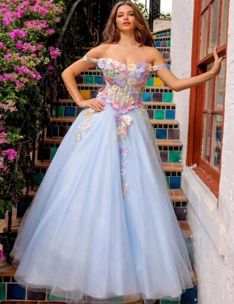 2025 Sky Blue Evening Formal Dress Off the Shoulder Lace Appliqué Embroidery Birthday Prom Party Gowns Robe Femme De Soiree
2025 Sky Blue Evening Formal Dress Off the Shoulder Lace Appliqué Embroidery Birthday Prom Party Gowns Robe Femme De Soiree