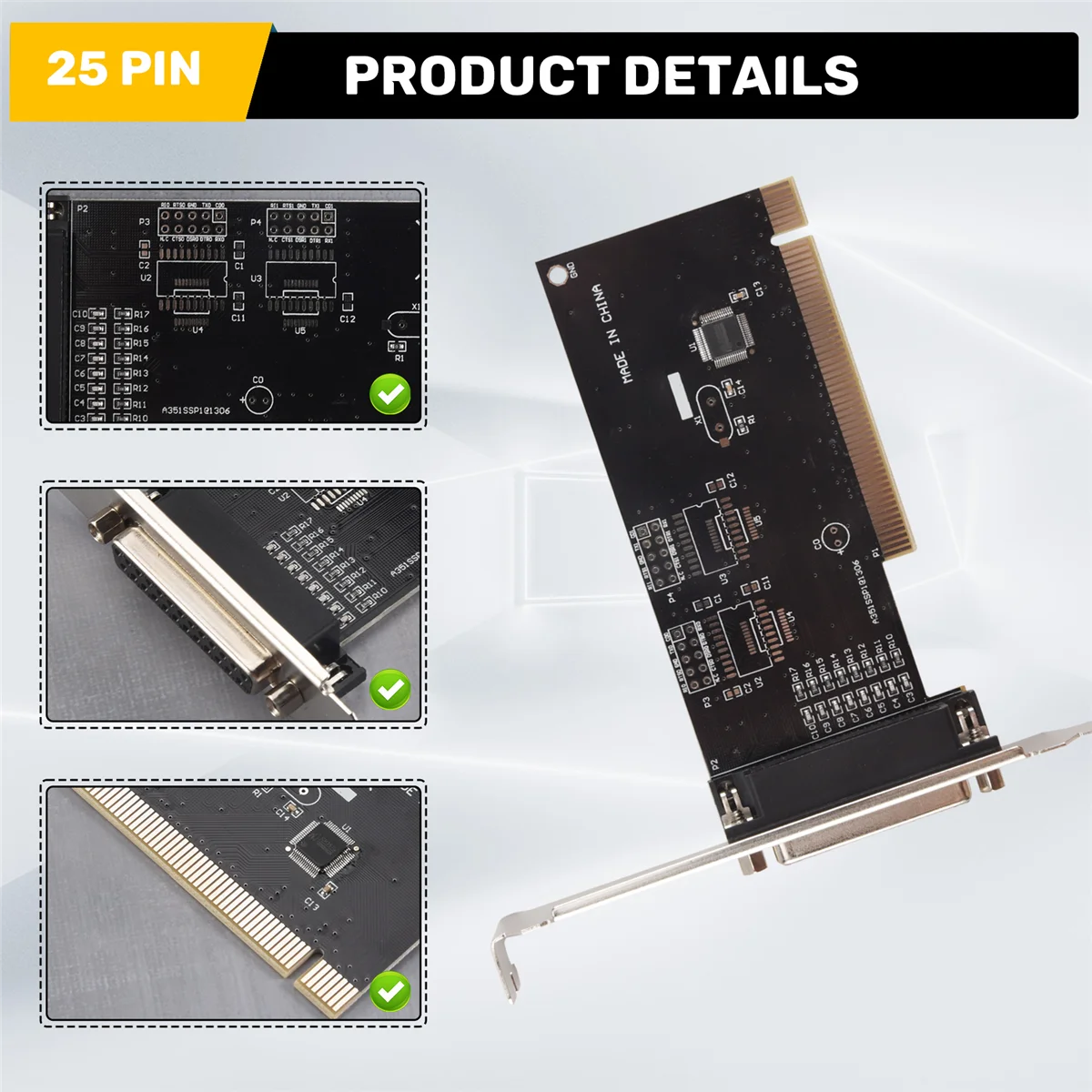 Pci Expansion Card Adapter 25Pin Parallel Lpt Pci To Parallel Db25 Printer Port Controller Card Vogue
Pci Expansion Card Adapter 25Pin Parallel Lpt Pci To Parallel Db25 Printer Port Controller Card Vogue