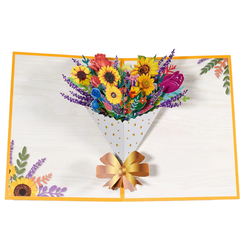 Mother's Day greeting card 3D pop up card holiday blessing flower card handmade gift
Mother's Day greeting card 3D pop up card holiday blessing flower card handmade gift