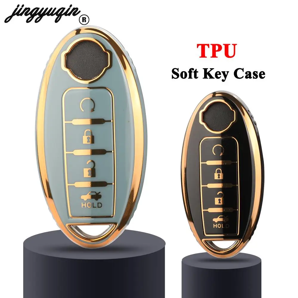 jingyuqin 4Buttons New TPU For Nissan Patrol Y62 Rouge Maxima Altima Sentra Murano 2018 2019 2020 Car remote key protection case
jingyuqin 4Buttons New TPU For Nissan Patrol Y62 Rouge Maxima Altima Sentra Murano 2018 2019 2020 Car remote key protection case