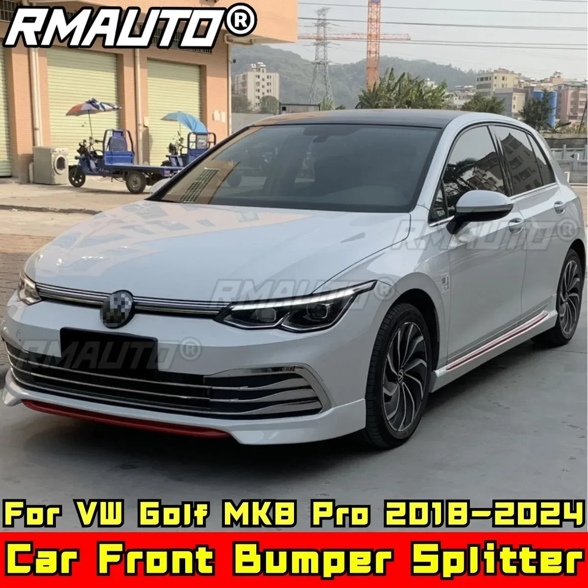 Для VW Golf MK8 Pro 2018-2024 Комплект кузова передний бампер спойлер белый-красный ABT Стиль передний бампер сплиттер автомобильные аксессуары
Для VW Golf MK8 Pro 2018-2024 Комплект кузова передний бампер спойлер белый-красный ABT Стиль передний бампер сплиттер автомобильные аксессуары