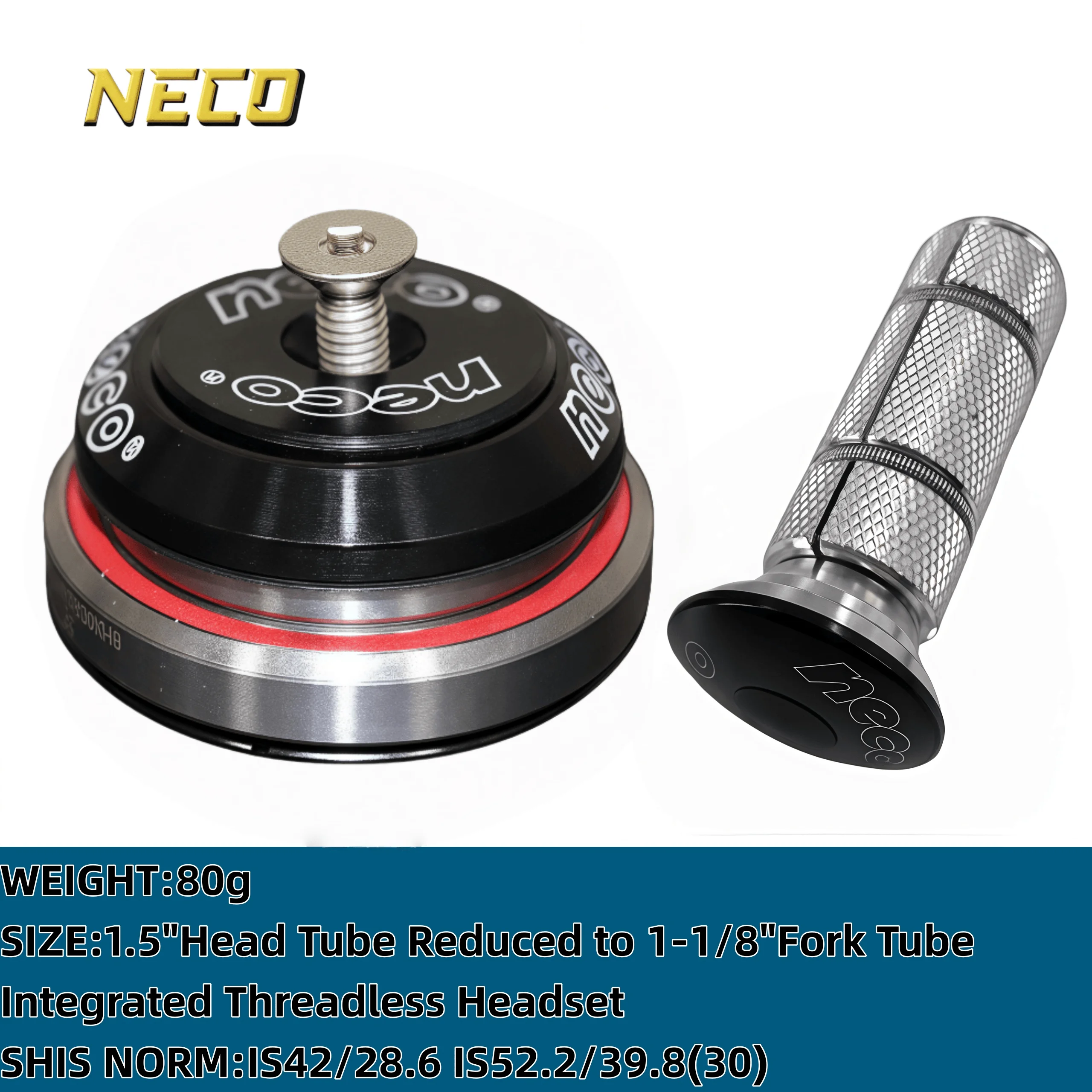 NECO H373 30MM 39.8MM Double bearings Bicycle Headset Mountain Bike Headset Aluminum Bicycle Bearing Headset
NECO H373 30MM 39.8MM Double bearings Bicycle Headset Mountain Bike Headset Aluminum Bicycle Bearing Headset