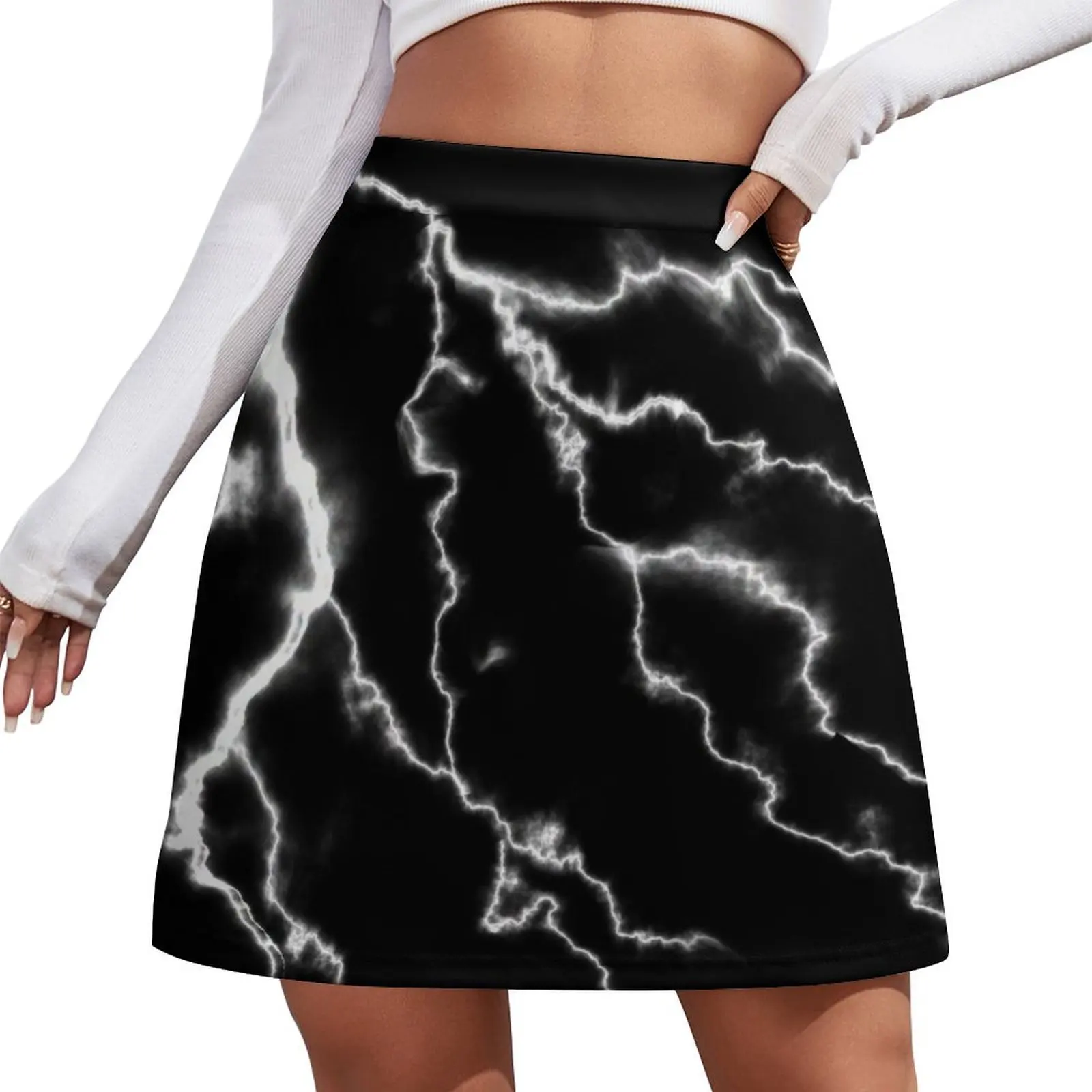Black and white lightning Mini Skirt Woman clothing mini skirt for women Mini Skirt
Black and white lightning Mini Skirt Woman clothing mini skirt for women Mini Skirt