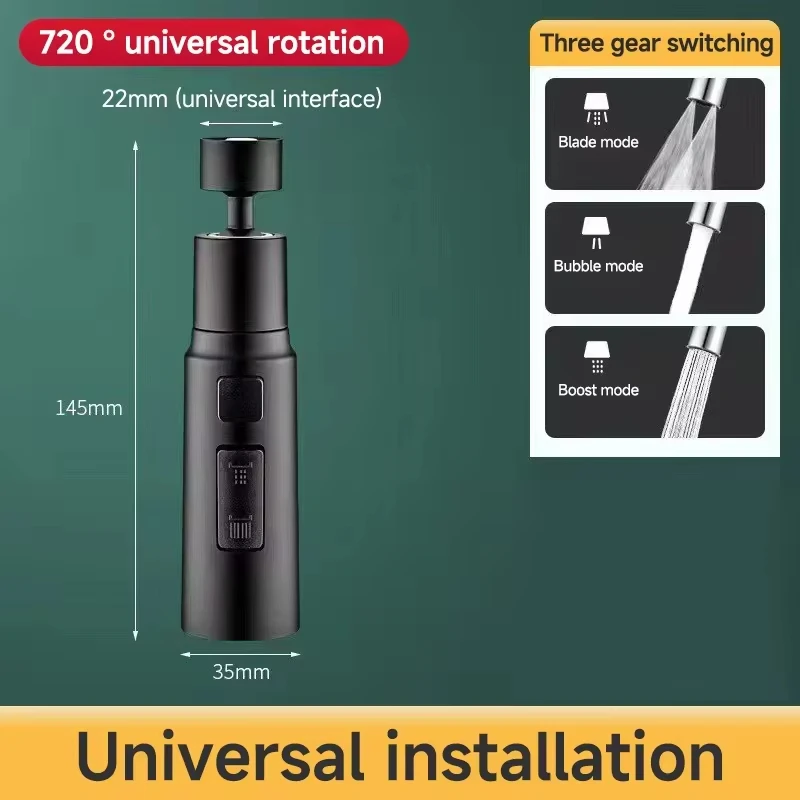 Xiaomi 360° ° Поворотный кухонный смеситель, распылительная головка, 1 шт., 3 три режима, фильтр, адаптер для умывальника, регулируемый аэратор для смесителя для кухонной раковины
Xiaomi 360° ° Поворотный кухонный смеситель, распылительная головка, 1 шт., 3 три режима, фильтр, адаптер для умывальника, регулируемый аэратор для смесителя для кухонной раковины