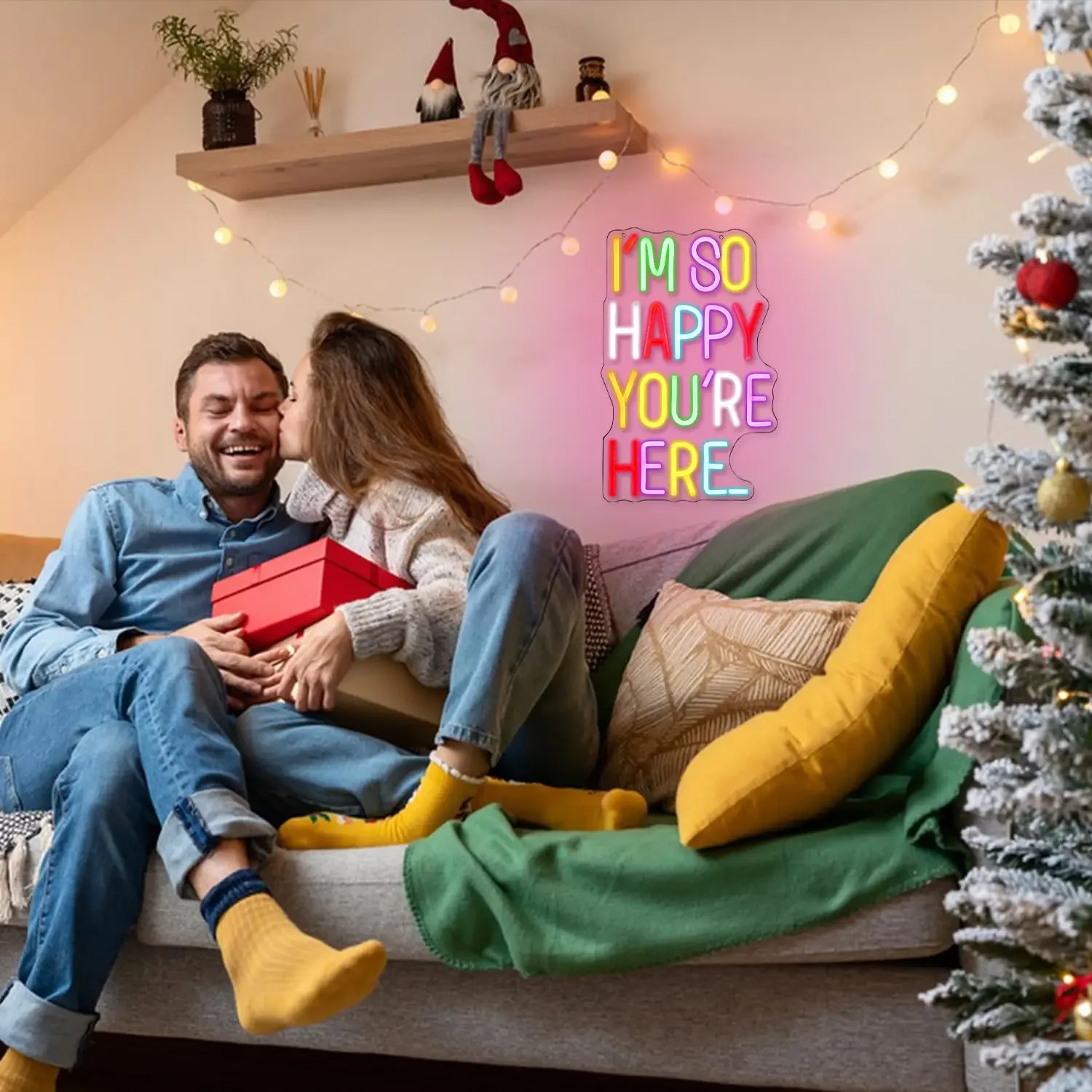 Я так счастливый, ты здесь, неоновая вывеска для декора стен, светодиодная неоновая вывеска с регулируемой яркостью, питание от USB, неоновые художественные вывески, декор
Я так счастливый, ты здесь, неоновая вывеска для декора стен, светодиодная неоновая вывеска с регулируемой яркостью, питание от USB, неоновые художественные вывески, декор