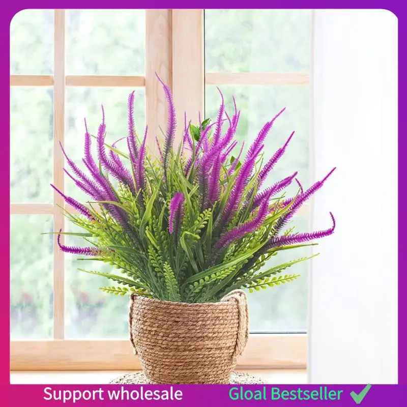 A38M 10 Bundles Artificial Plants Outdoor Grass With Flowers UV Resistant Greenery Garden Porch Window Box Decorating
A38M 10 Bundles Artificial Plants Outdoor Grass With Flowers UV Resistant Greenery Garden Porch Window Box Decorating