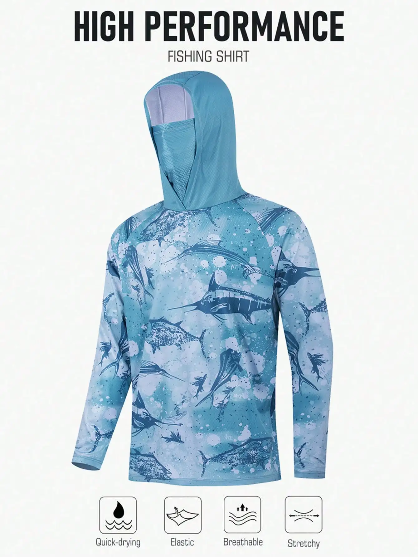 Men's Outdoor Shirt With Quick-Drying Fabric, Long Sleeves, And A Sun Protection Hat, Suitable For Fishing And Hiking Hoodie With Face Mask
Men's Outdoor Shirt With Quick-Drying Fabric, Long Sleeves, And A Sun Protection Hat, Suitable For Fishing And Hiking Hoodie With Face Mask