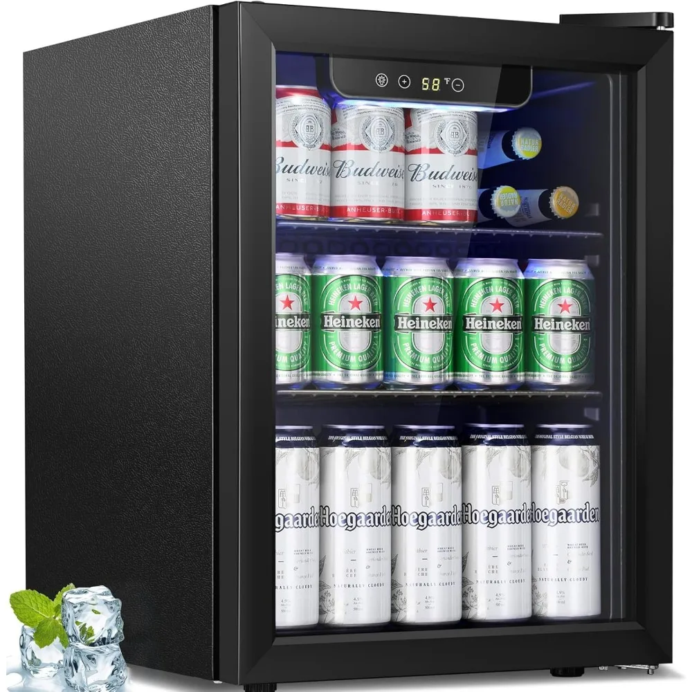 Beverage Refrigerator Cooler-68 Can 16 Bottle Mini Fridge for Soda Beer Wine Champagne,Glass Door, Drink Dispenser, Knob Contro
Beverage Refrigerator Cooler-68 Can 16 Bottle Mini Fridge for Soda Beer Wine Champagne,Glass Door, Drink Dispenser, Knob Contro