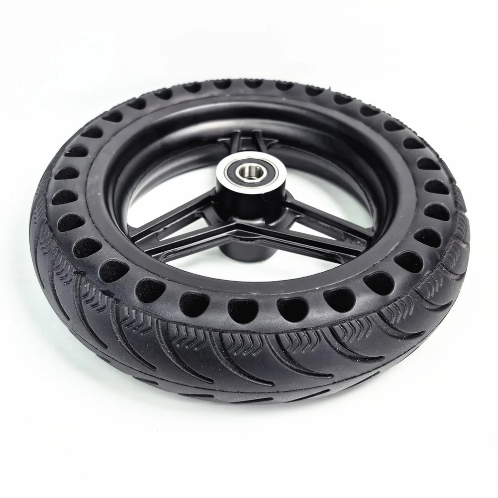 Electric scooter front wheel 9 inch diameter 2.125 width solid tire with aluminum alloy rim and balanced groove design
Electric scooter front wheel 9 inch diameter 2.125 width solid tire with aluminum alloy rim and balanced groove design