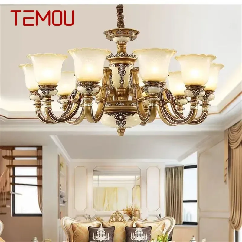 TEMOU European Luxury Living Room Pendent Lamp American Retro Restaurant Bedroom Villa Hotel Clothing Store Cafe Chandelier
TEMOU European Luxury Living Room Pendent Lamp American Retro Restaurant Bedroom Villa Hotel Clothing Store Cafe Chandelier