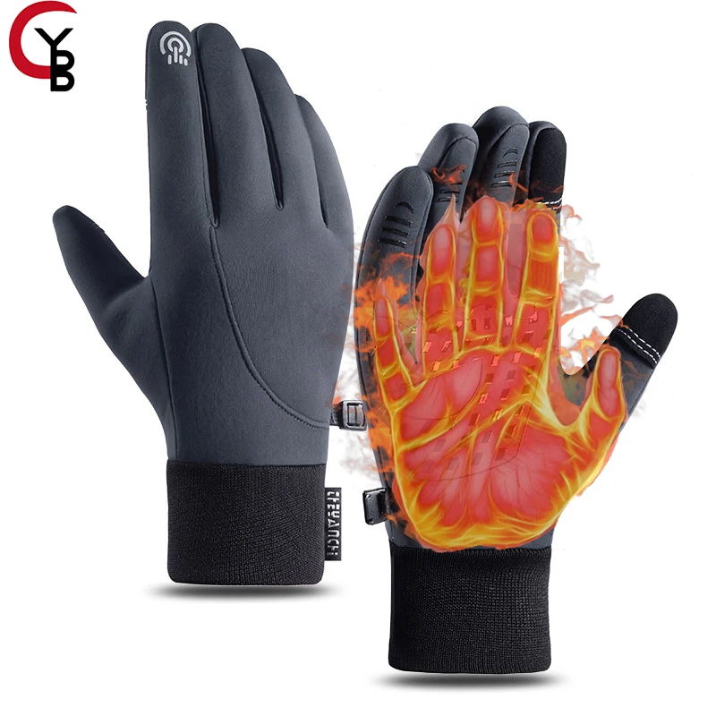 YANBIGUO Winter Men's Cycling Gloves With Warm Fleece,Touchscreen Outdoor Gloves,Waterproof/Windproof/Anti Slip for Fishing
YANBIGUO Winter Men's Cycling Gloves With Warm Fleece,Touchscreen Outdoor Gloves,Waterproof/Windproof/Anti Slip for Fishing
