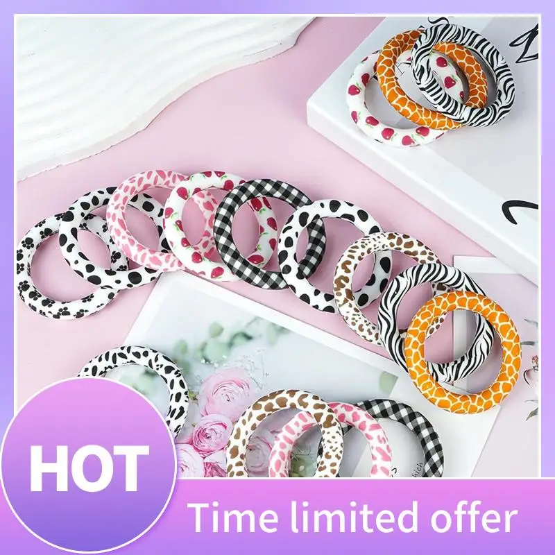 B69C 18 Piece Beadable O Rings With Holes For Stringing, 65Mm Silicone Beads Bulk Loop For Keychain & DIY Necklace
B69C 18 Piece Beadable O Rings With Holes For Stringing, 65Mm Silicone Beads Bulk Loop For Keychain & DIY Necklace