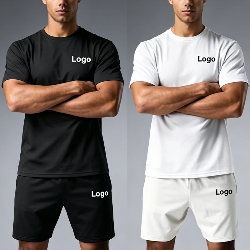Customized Sportswear T-shirt and Shorts Men Summer Breathable Lightweight Comfortable Peronal Design Short Sleeved 2-piece Set
Customized Sportswear T-shirt and Shorts Men Summer Breathable Lightweight Comfortable Peronal Design Short Sleeved 2-piece Set