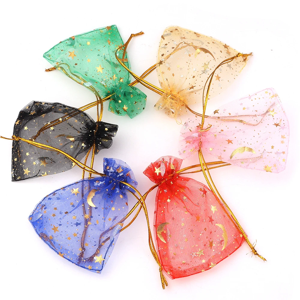 20Pcs/Lot 7x9cm Star Moon Organza Bags Tulle Sheer Sachets Drawstring Gift Bag Wedding Party Favor Pouches Wholesal
20Pcs/Lot 7x9cm Star Moon Organza Bags Tulle Sheer Sachets Drawstring Gift Bag Wedding Party Favor Pouches Wholesal