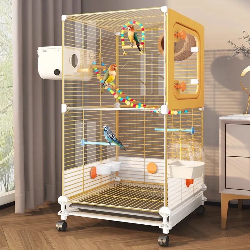 Extra Large Luxury Villa Style Bird Cage for Parrots Macaws Cockatiels Budgies Sun Conures and Lovebirds with Splash Proof
Extra Large Luxury Villa Style Bird Cage for Parrots Macaws Cockatiels Budgies Sun Conures and Lovebirds with Splash Proof