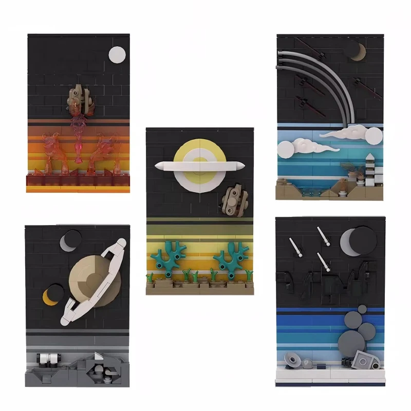 MOC Creative Space Age Story Postcard Building Blocks Kits Space Life Orchard Scene Model Children's Assembly Toys Birthday Gift
MOC Creative Space Age Story Postcard Building Blocks Kits Space Life Orchard Scene Model Children's Assembly Toys Birthday Gift