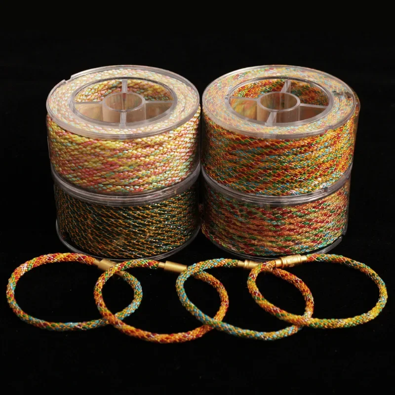 2mm Woven Dragon Rope Handcraft Thread For Jewelry Making Material DIY Tassels Beading Shamballa Bracelet Charms Supplies
2mm Woven Dragon Rope Handcraft Thread For Jewelry Making Material DIY Tassels Beading Shamballa Bracelet Charms Supplies