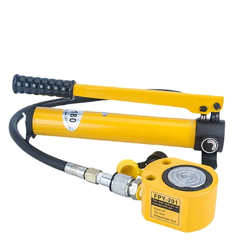 FPY-20T Ultra-thin Split Hydraulic Jack Electric Split Type Stroke 14mm 20t Lifting Tool Equipped With Hydraulic Pump CP-180
FPY-20T Ultra-thin Split Hydraulic Jack Electric Split Type Stroke 14mm 20t Lifting Tool Equipped With Hydraulic Pump CP-180