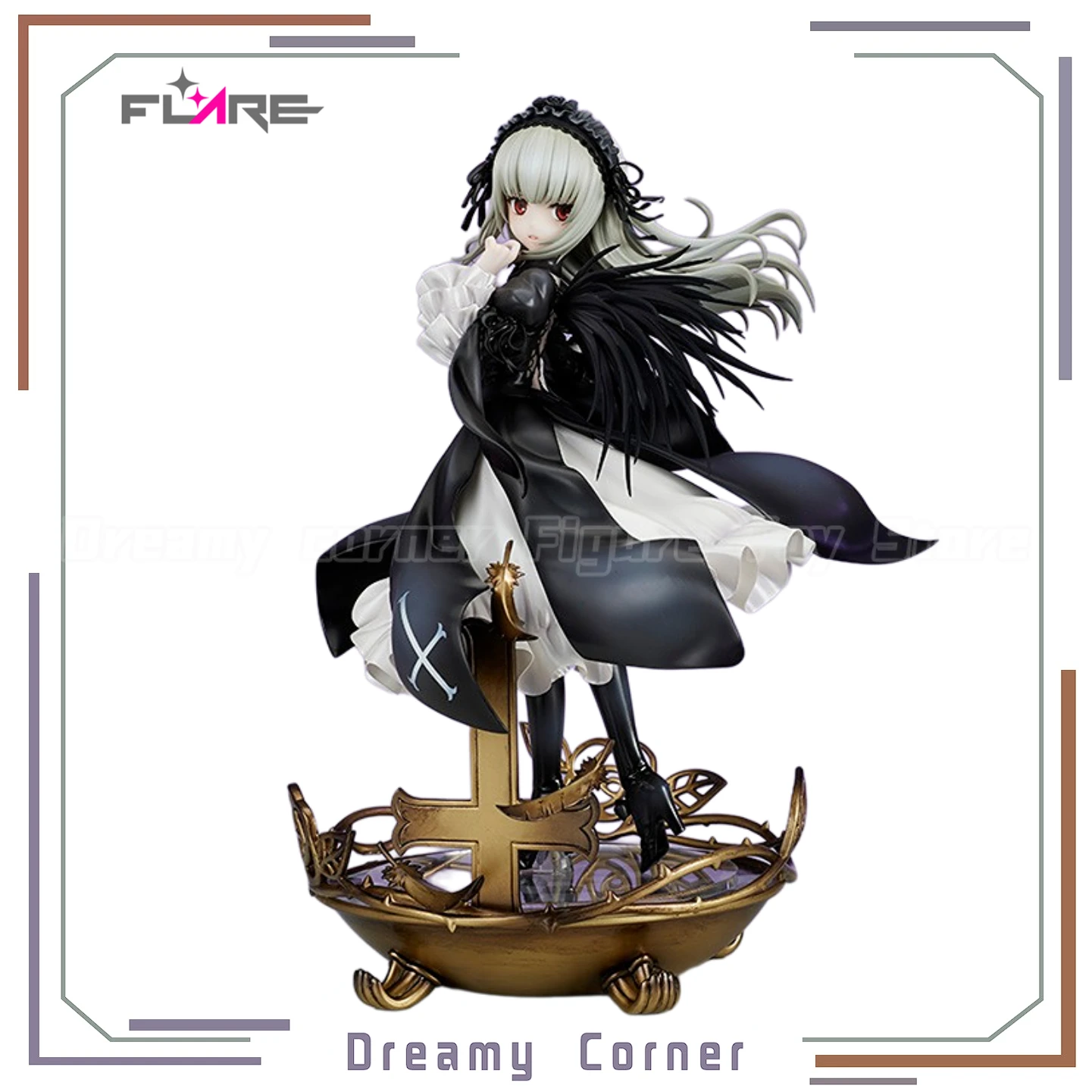 【В наличии】Оригинальная фигурка FLARE Rozen Maiden Suigintou, коллекция украшений
【В наличии】Оригинальная фигурка FLARE Rozen Maiden Suigintou, коллекция украшений