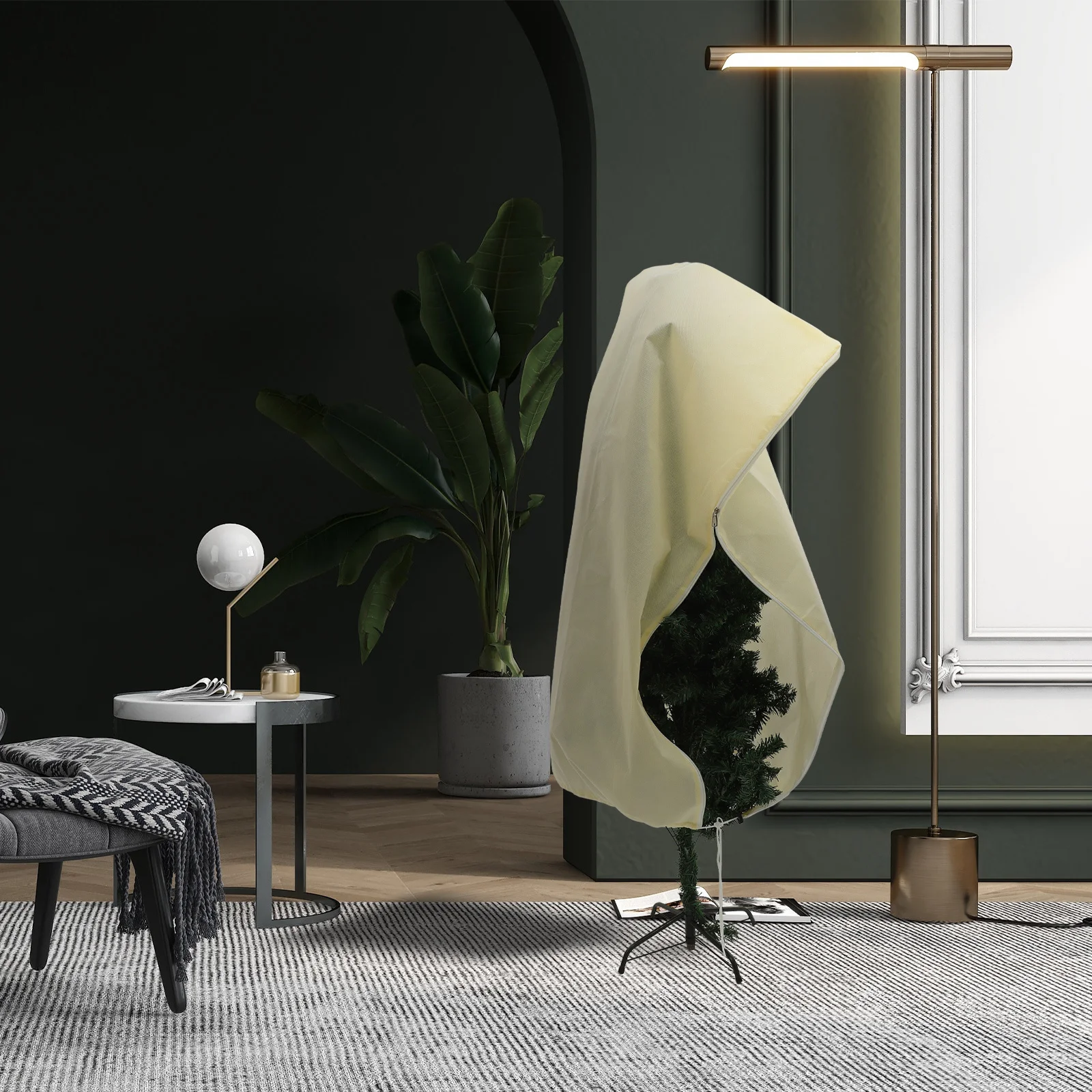 2Pcs Frost Proof Plant Cover Non-Woven Winter Plant Protective Cover with Drawstring Zipper for Trees Shrubs Garden Freeze
2Pcs Frost Proof Plant Cover Non-Woven Winter Plant Protective Cover with Drawstring Zipper for Trees Shrubs Garden Freeze