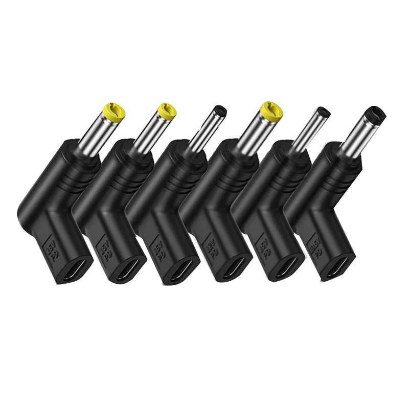 6 шт. разъем питания USB C PD на DC 12/15/19, 5 В, кабель для USB-маршрутизатора, Тип C-разъем постоянного тока, переходник-конвертер для зарядки
6 шт. разъем питания USB C PD на DC 12/15/19, 5 В, кабель для USB-маршрутизатора, Тип C-разъем постоянного тока, переходник-конвертер для зарядки