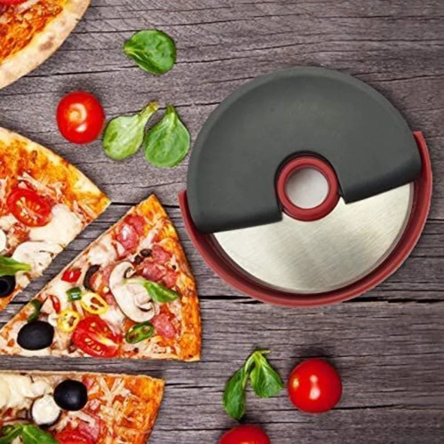 Pizza Cutter Wheel with Sharp Blade Pizza Slicer Comfortable and Safety Rubber Guard Easy to Cut and Clean Pizza Roller Blade
Pizza Cutter Wheel with Sharp Blade Pizza Slicer Comfortable and Safety Rubber Guard Easy to Cut and Clean Pizza Roller Blade