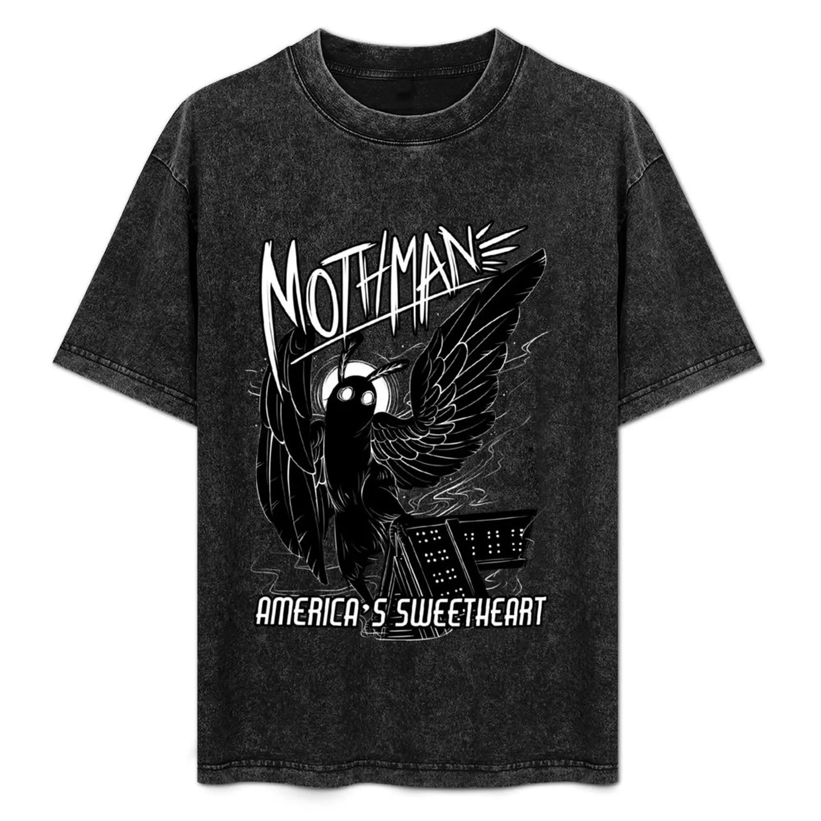 Mothman: America's Sweetheart T-Shirt Daily Work Short Sleeve Top
Mothman: America's Sweetheart T-Shirt Daily Work Short Sleeve Top
