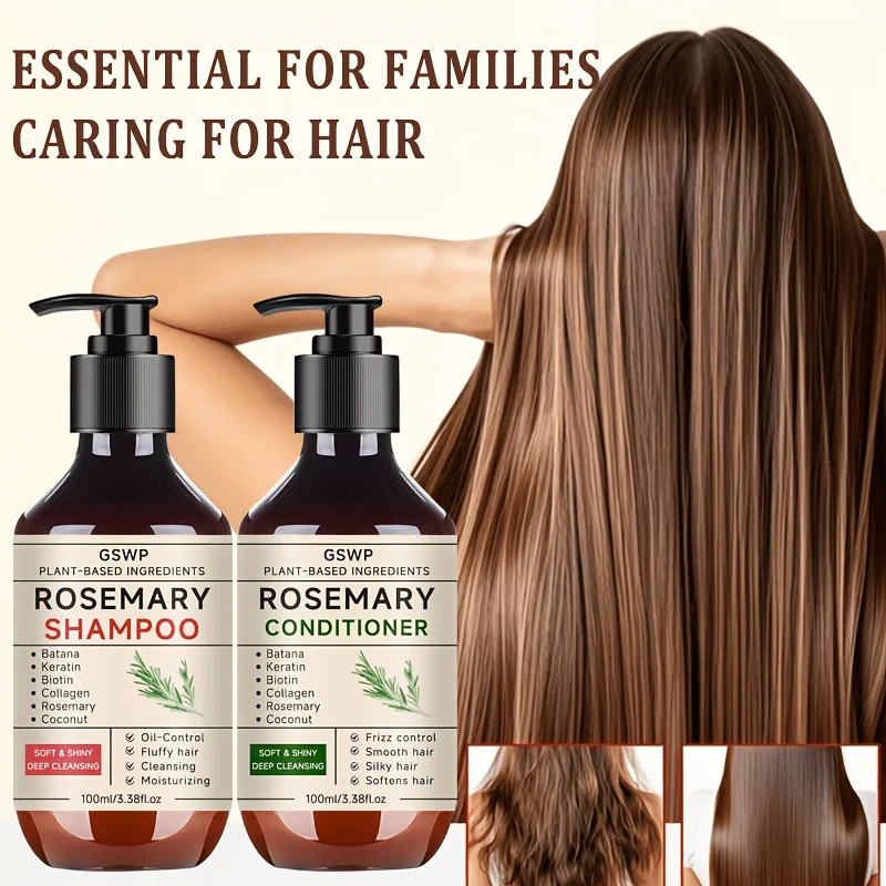 GSWP Rosemary shampoo&conditioner,deeply cleanses and moisturizes, leaves hair feeling light, removes excess oil .100ml+100ml
GSWP Rosemary shampoo&conditioner,deeply cleanses and moisturizes, leaves hair feeling light, removes excess oil .100ml+100ml