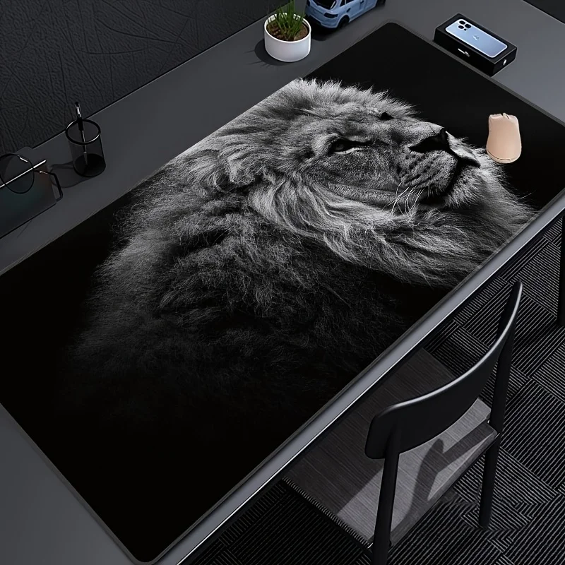 Black Lion Pattern Gaming Mouse Pad Non-slip Rubber Base Stitched Edges Desk Mat for Office and Gaming Computer PC Accessories
Black Lion Pattern Gaming Mouse Pad Non-slip Rubber Base Stitched Edges Desk Mat for Office and Gaming Computer PC Accessories