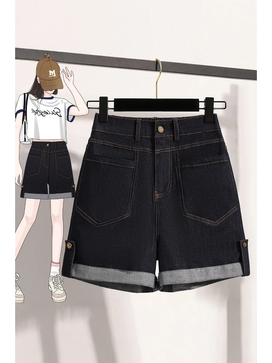 High Waist Straight Leg Jeans orts Women's plus Size Summer Casual Wide Leg Five-Quarter Length Trousers by Ti's
High Waist Straight Leg Jeans orts Women's plus Size Summer Casual Wide Leg Five-Quarter Length Trousers by Ti's