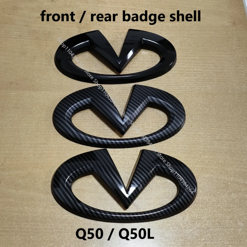 ABS Black Carbon Logo Emblem Badge Shell Front Emblem Badge Rear Trunk Badge Sticker for Infiniti Q50 Q50L Shell Accessories
ABS Black Carbon Logo Emblem Badge Shell Front Emblem Badge Rear Trunk Badge Sticker for Infiniti Q50 Q50L Shell Accessories