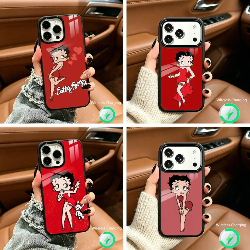 B-Betty Cute B-Boop Phone Case For IPhone17 16 15 14 13 12 11 Pro Max 16/15/14Plus Wireless Charger Cover Funda
B-Betty Cute B-Boop Phone Case For IPhone17 16 15 14 13 12 11 Pro Max 16/15/14Plus Wireless Charger Cover Funda