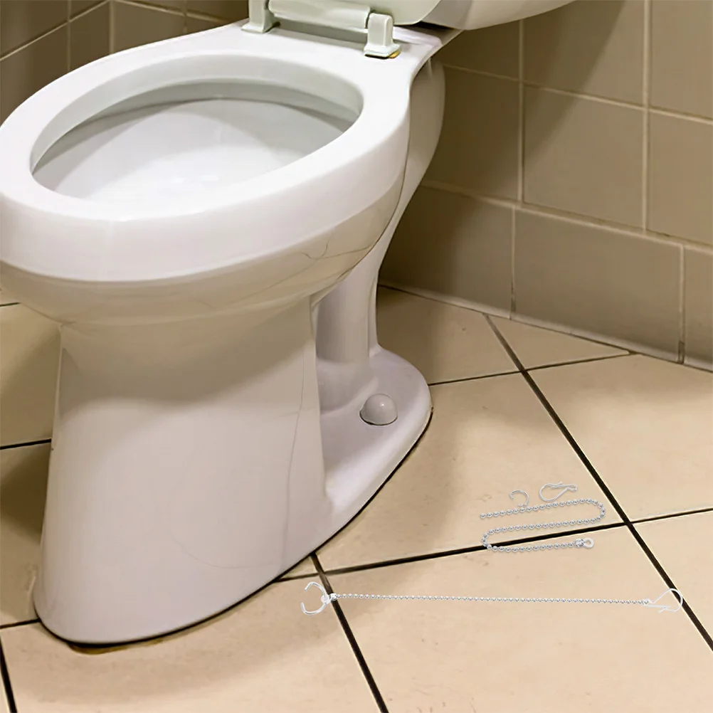 2Pcs Toilet Flapper Chain Stainless Steel Universal Replacement Part for Toilet Flush Handle Chain Hook Easy to Install
2Pcs Toilet Flapper Chain Stainless Steel Universal Replacement Part for Toilet Flush Handle Chain Hook Easy to Install