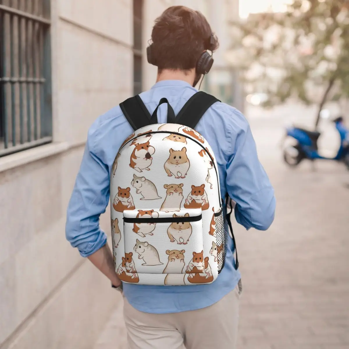 Cute Hamster Pattern Backpack Boys Girls BookBag Kids School Bag Laptop Shoulder Bags for Men Women
Cute Hamster Pattern Backpack Boys Girls BookBag Kids School Bag Laptop Shoulder Bags for Men Women