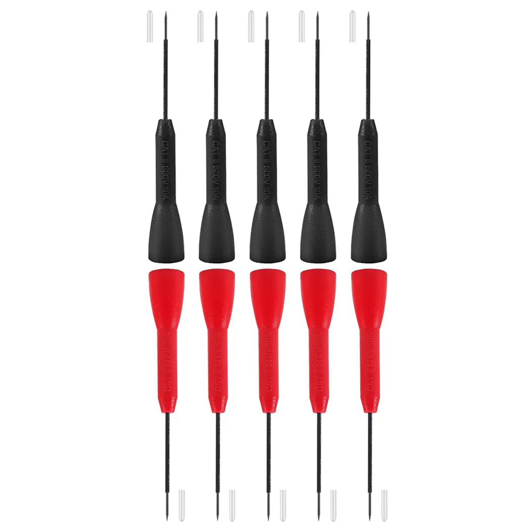1/3/5Pairs 2mm Extended Needle Test Probes, 600V/10A Non-Destructive Insulation Wire Piercing Needle Stainless Steel Extra
1/3/5Pairs 2mm Extended Needle Test Probes, 600V/10A Non-Destructive Insulation Wire Piercing Needle Stainless Steel Extra