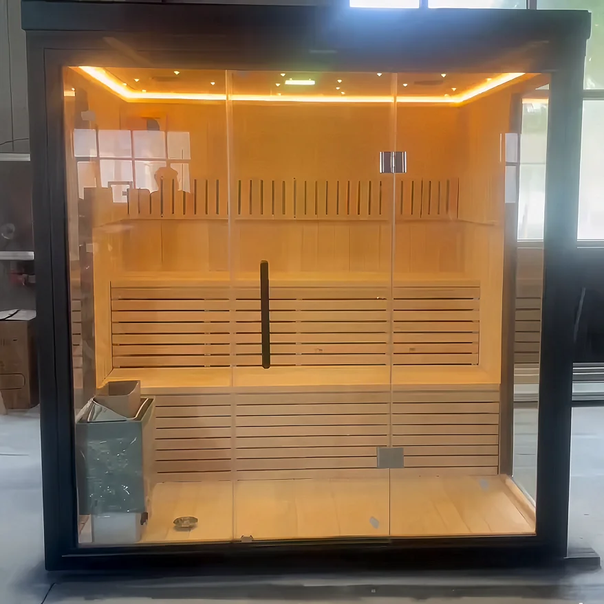 For Modern Panoramic Outdoor Sauna And Salt Room Solid Hemlock Wood For Villas-Manufacturer Exporter
For Modern Panoramic Outdoor Sauna And Salt Room Solid Hemlock Wood For Villas-Manufacturer Exporter