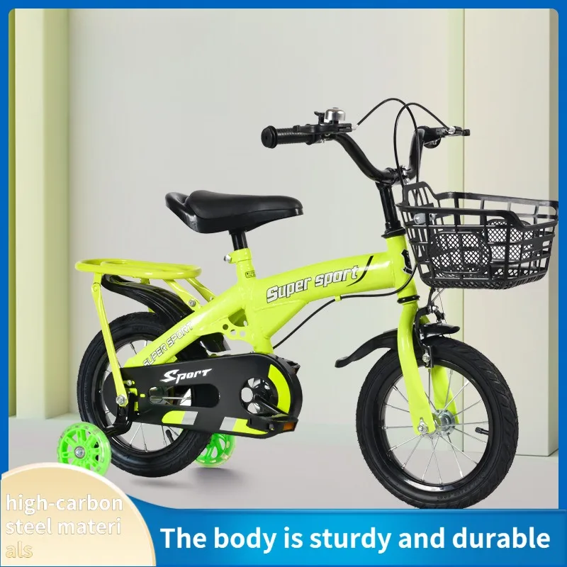 Children's bicycle for ages 3-6 to 9-10, suitable for boys and girls.
Children's bicycle for ages 3-6 to 9-10, suitable for boys and girls.