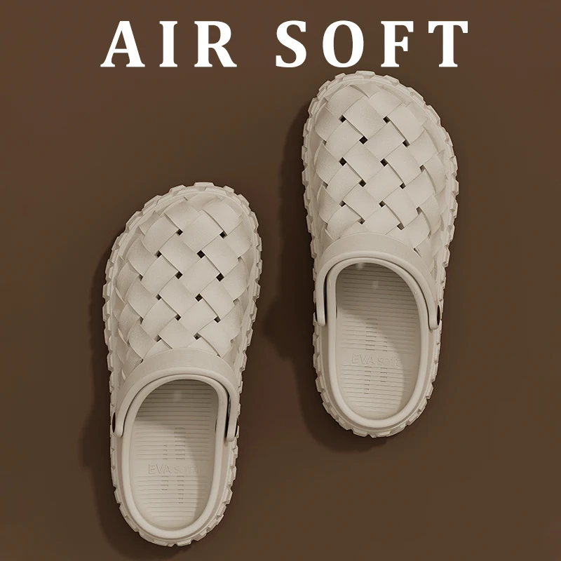 Men's EVA Clog Shoes Summer New Thick Bottom Anti-Slip Deodorant Toe Cover Beach Slippers Breathable Comfortable Sandals
Men's EVA Clog Shoes Summer New Thick Bottom Anti-Slip Deodorant Toe Cover Beach Slippers Breathable Comfortable Sandals