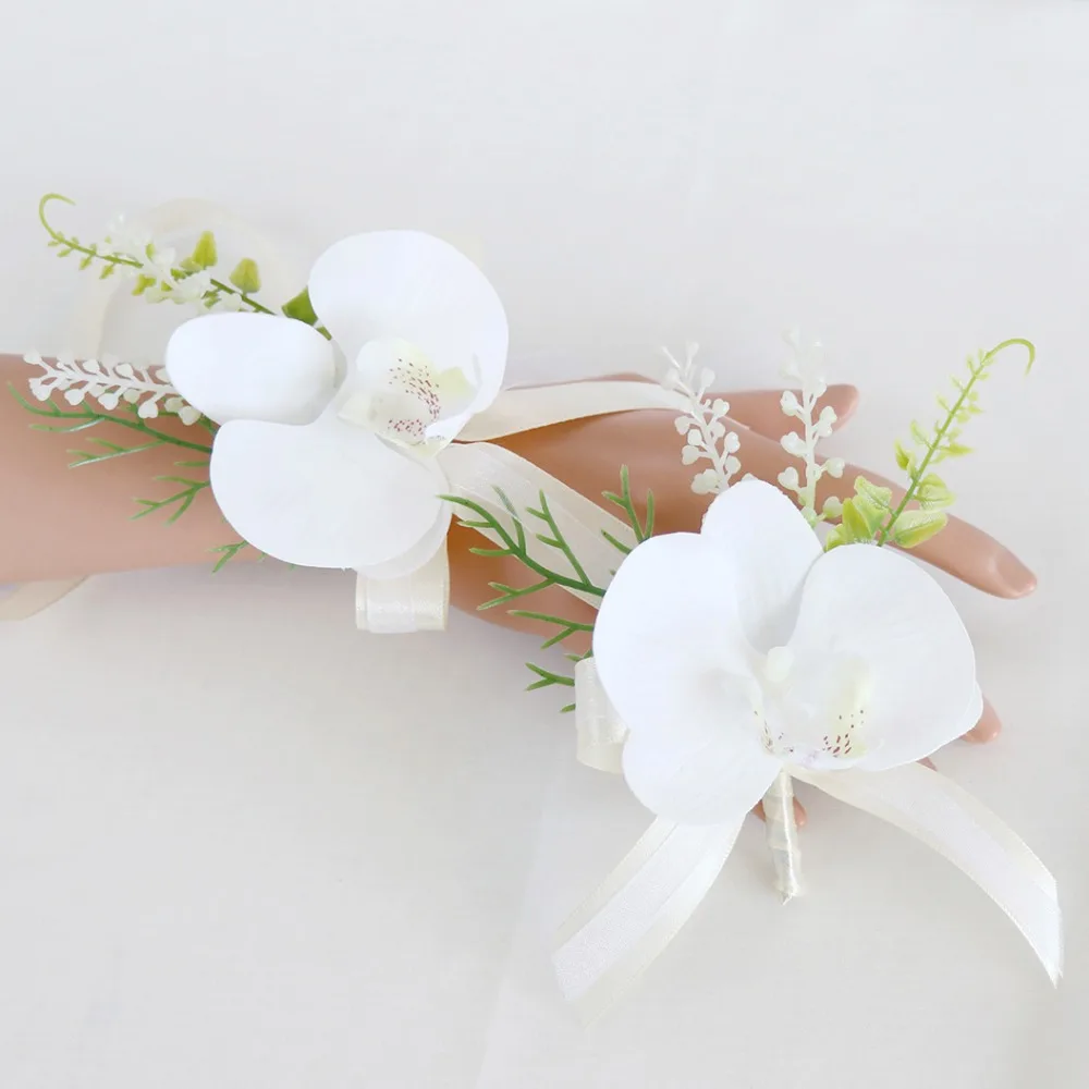 Phalaenopsis Flower Boutonniere Corsage Wedding Accessories Flower for Bride Men Boutonniere and Woman Wrist Corsage
Phalaenopsis Flower Boutonniere Corsage Wedding Accessories Flower for Bride Men Boutonniere and Woman Wrist Corsage