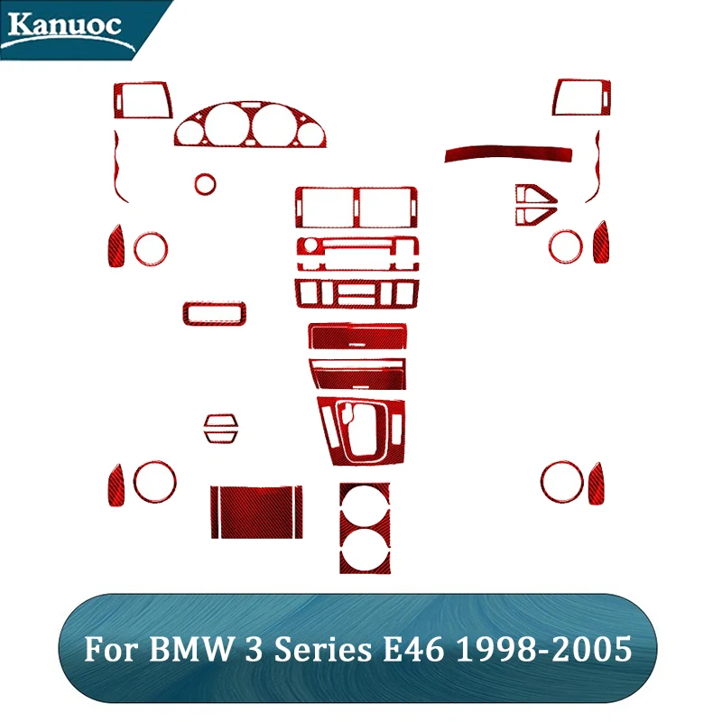 Styling Interior Accessories Car Carbon Fiber Red Stickers For BMW 3 Series E46 1998 1999 2000 2001 2002 2003 2004 2005
Styling Interior Accessories Car Carbon Fiber Red Stickers For BMW 3 Series E46 1998 1999 2000 2001 2002 2003 2004 2005